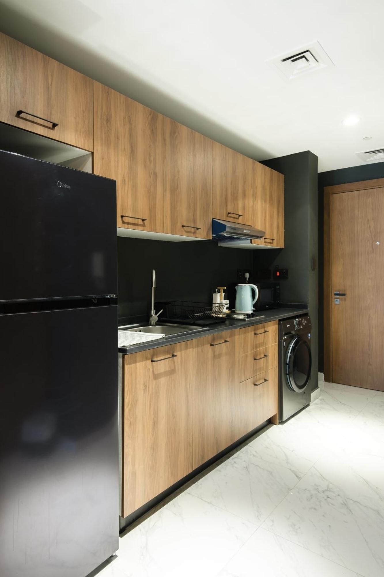 Apartmán Industrial Chic Retreat Al Qurayyah Exteriér fotografie